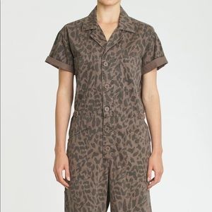 NWT Pistola Grover short sleeve field suit,leopard